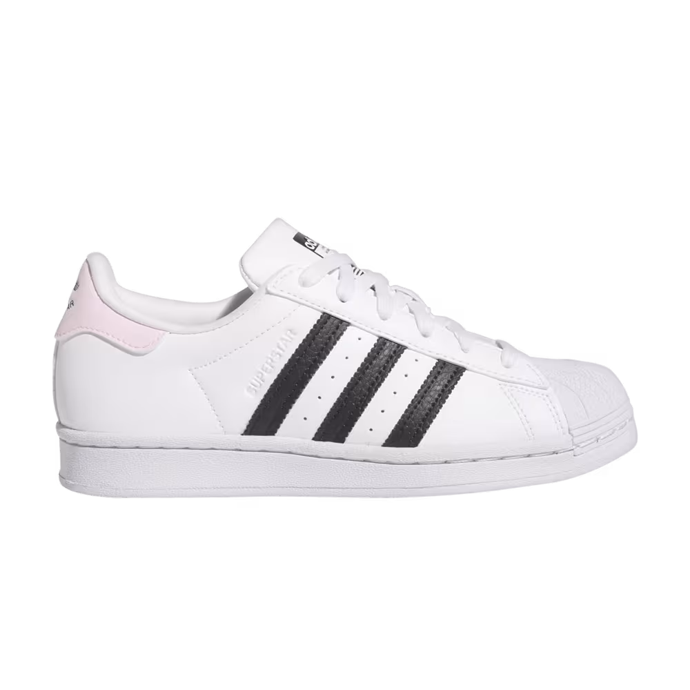 Adidas Superstar Big Kid White Clear Pink