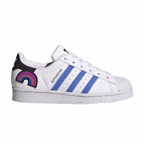 Adidas Superstar Big Kid 'Rainbow Decal'