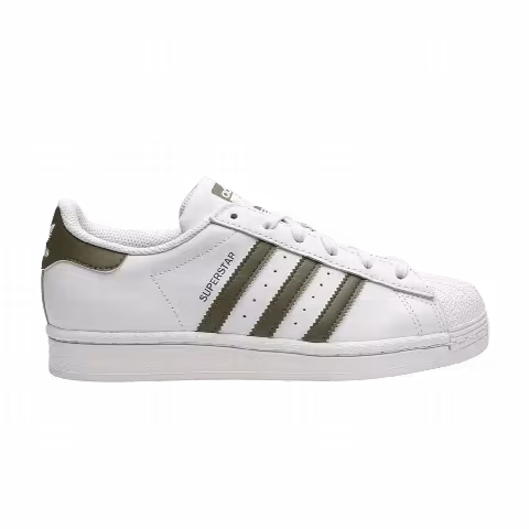 Adidas Superstar J 'White Focus Olive'