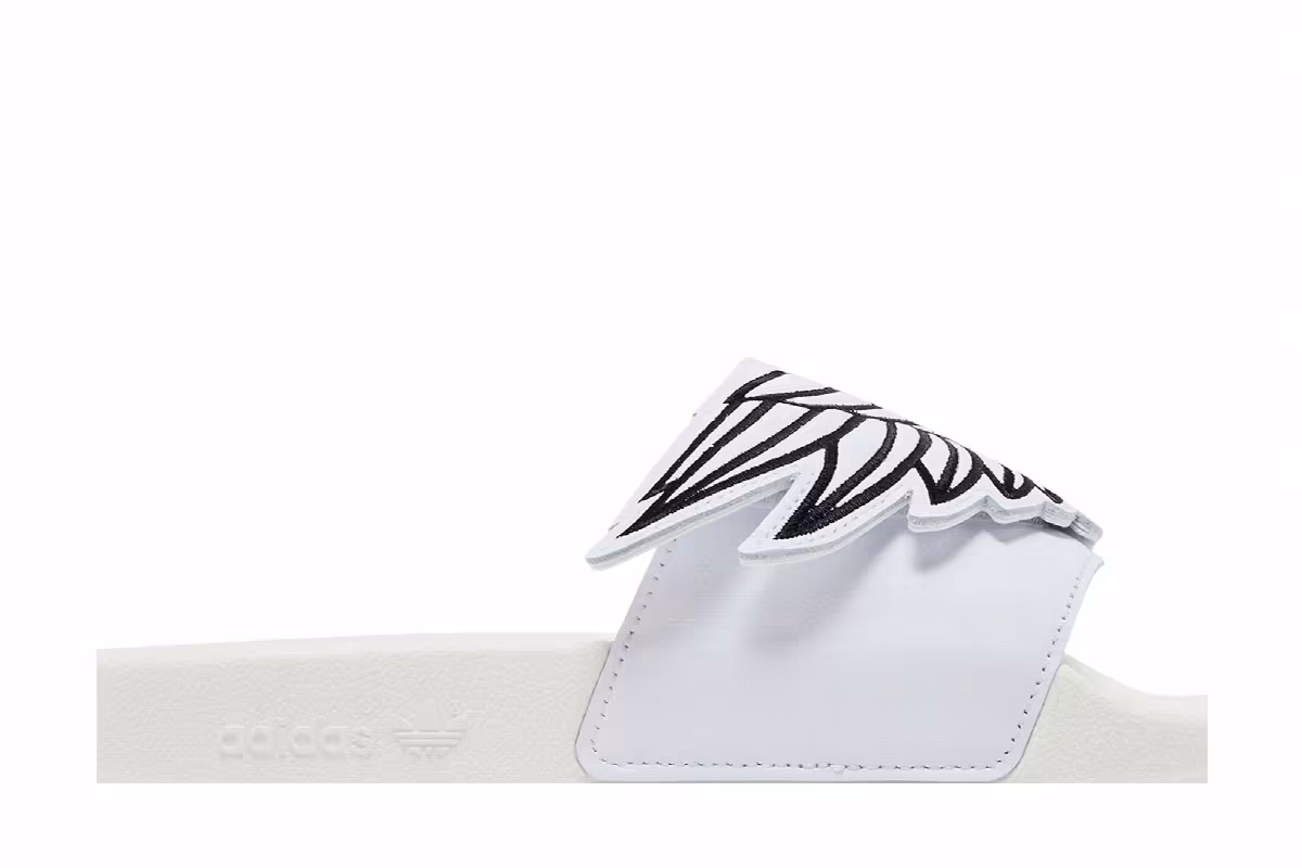 Jeremy Scott x adidas Adilette Wings Slide Monogram, view 3