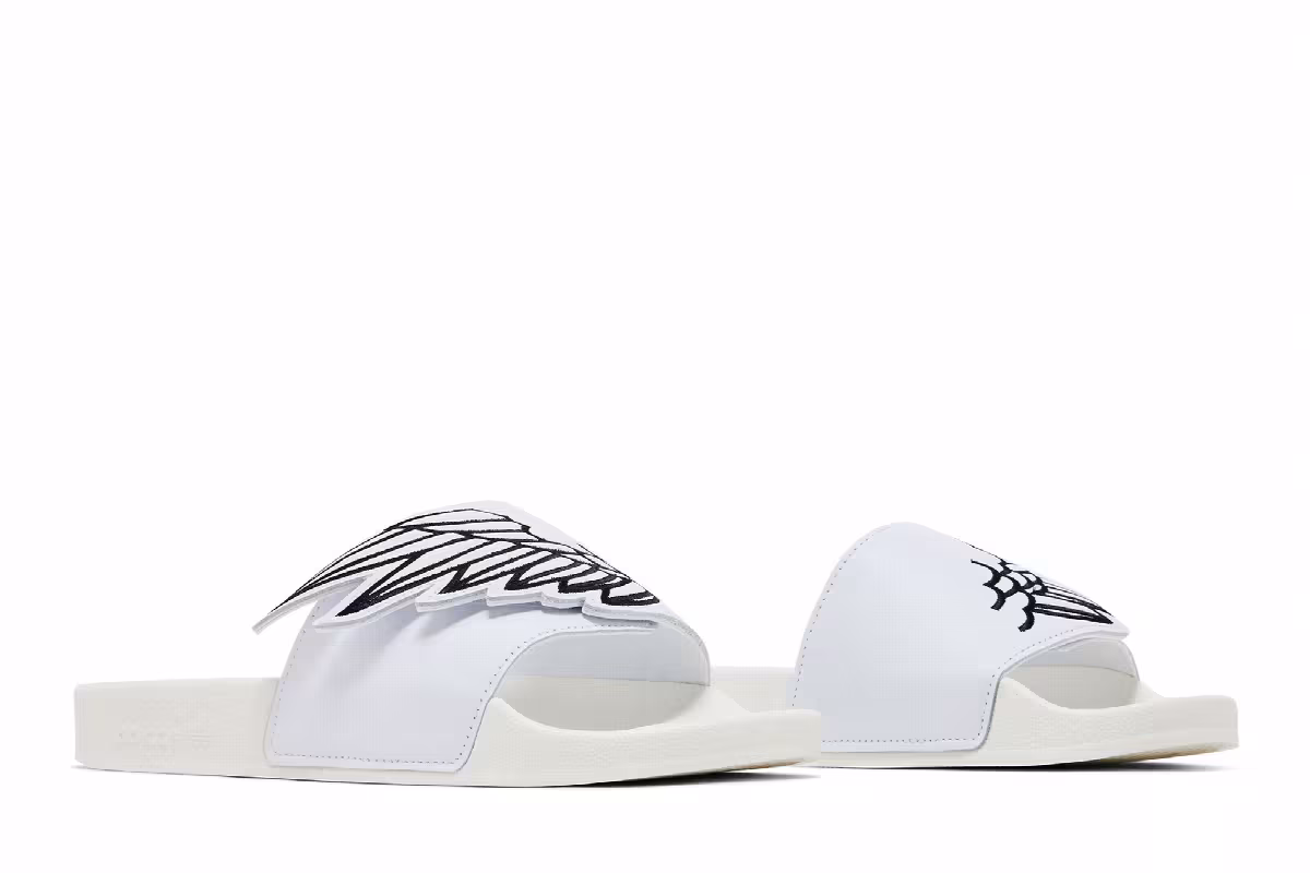 Jeremy Scott x adidas Adilette Wings Slide Monogram, view 9