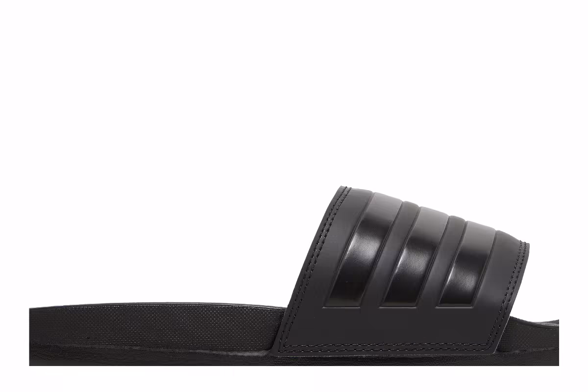 adidas Adilette Comfort Slide Triple Black, view 3