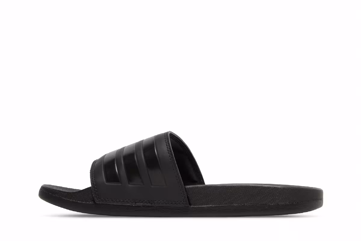 adidas Adilette Comfort Slide Triple Black, view 4