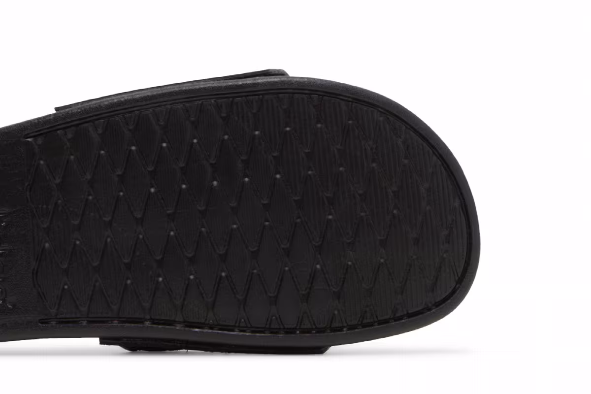 adidas Adilette Comfort Slide Triple Black, view 6