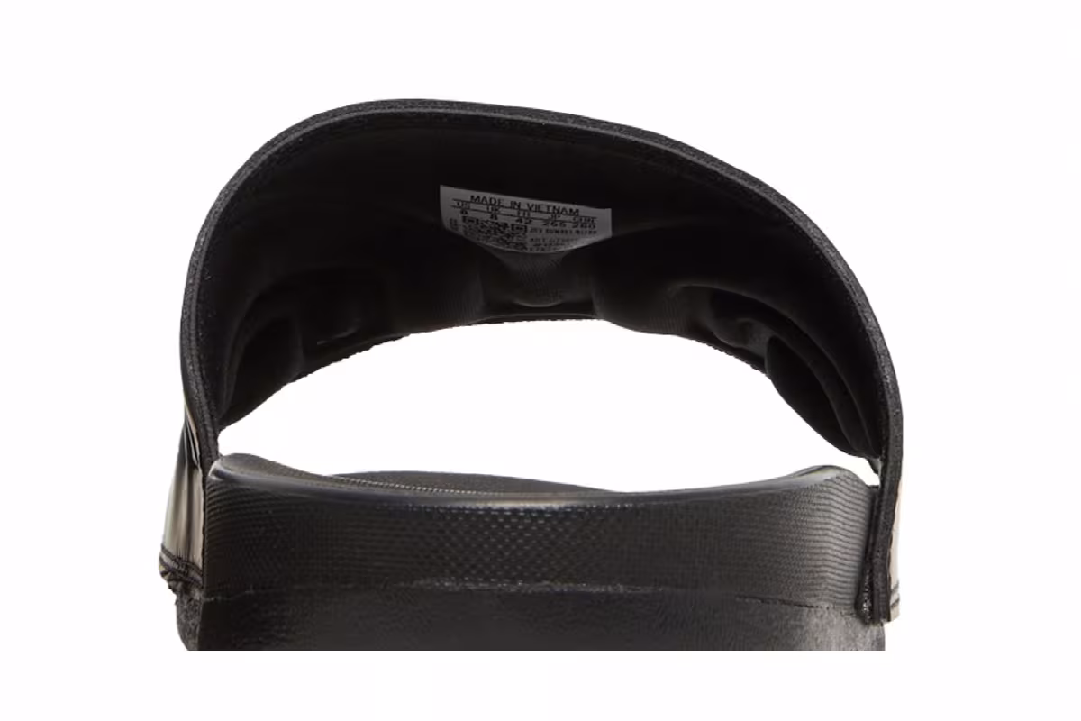 adidas Adilette Comfort Slide Triple Black, view 8