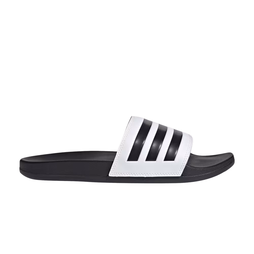 Adidas Adilette Comfort Slide White Black