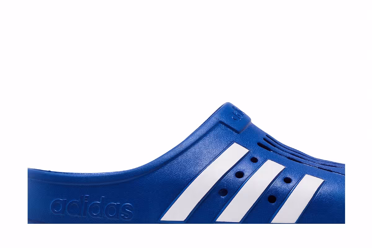 adidas Adilette Clog Royal Blue, view 3