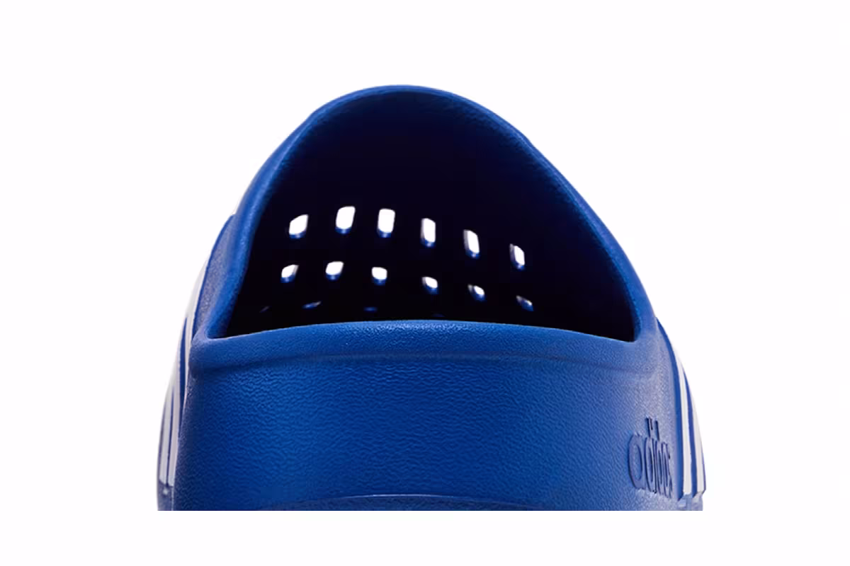adidas Adilette Clog Royal Blue, view 8