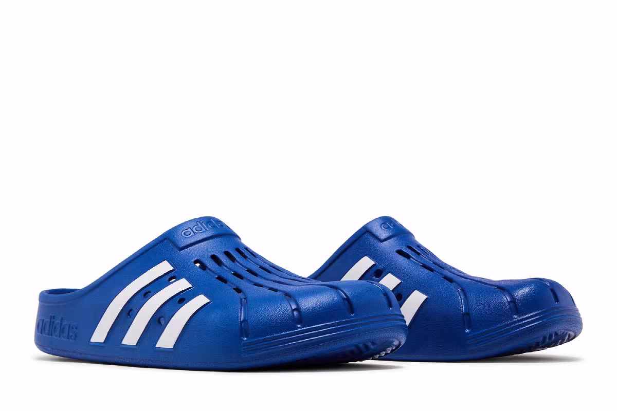 adidas Adilette Clog Royal Blue, view 9