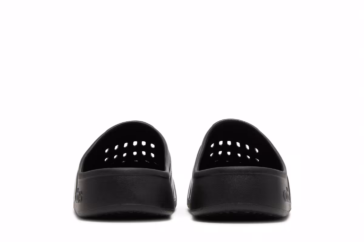 adidas Adilette Clog Black White, view 7