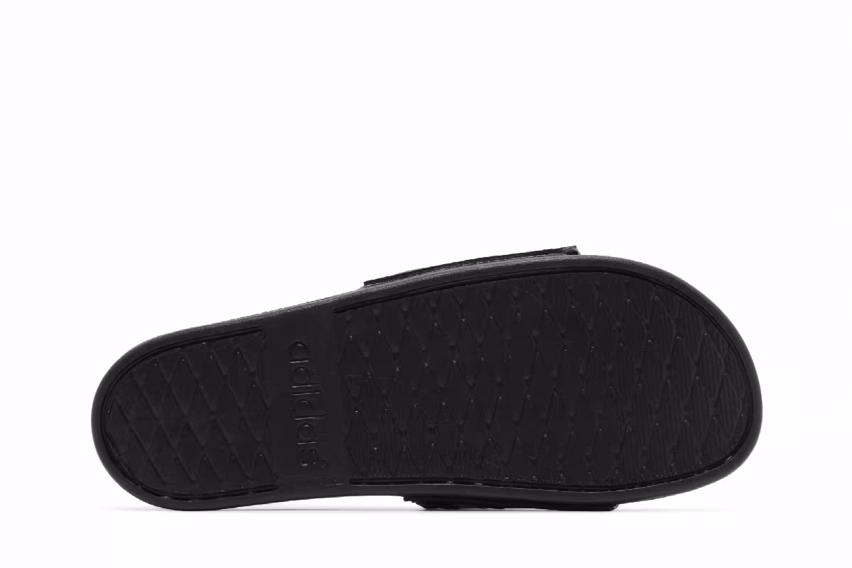 adidas Adilette Comfort Slide Black White, view 5