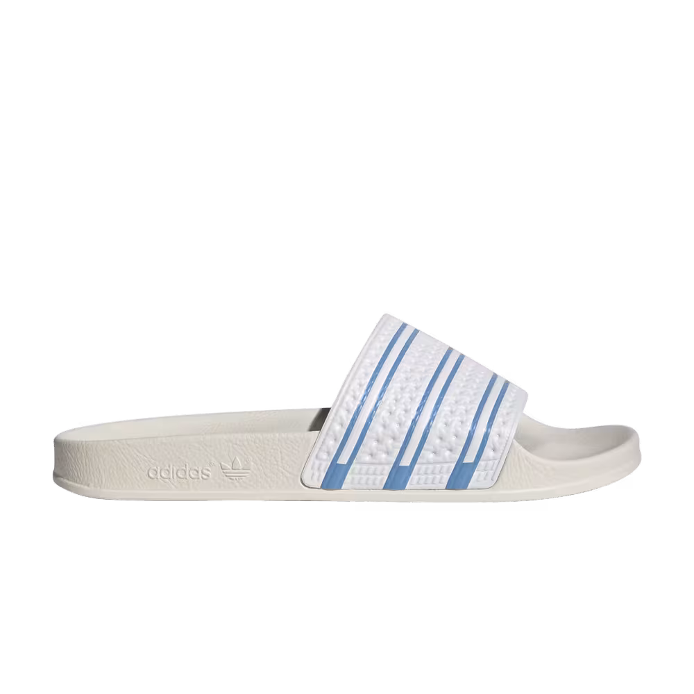 adidas Adilette Slide Off White Light Blue