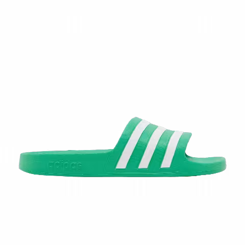 Adidas Adilette Aqua Slides 'Vivid Green'