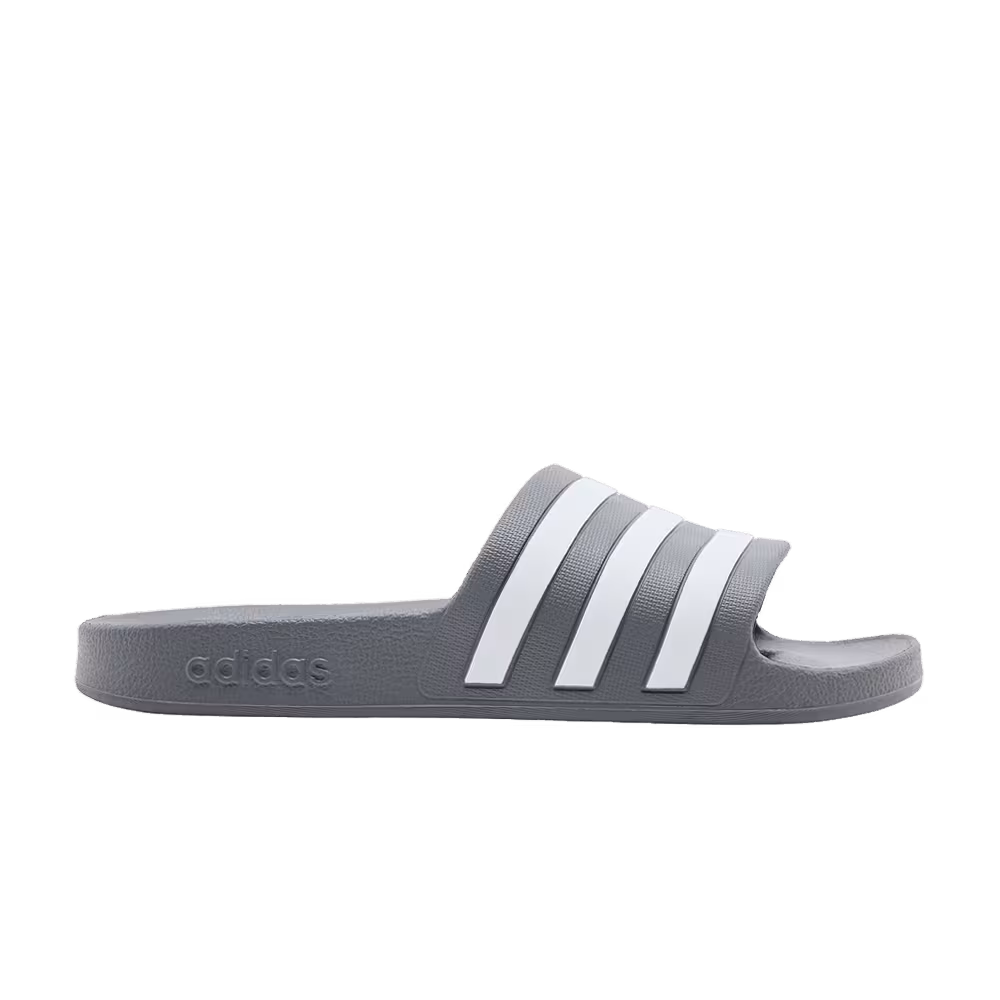 Adidas Adilette Aqua Slides Grey
