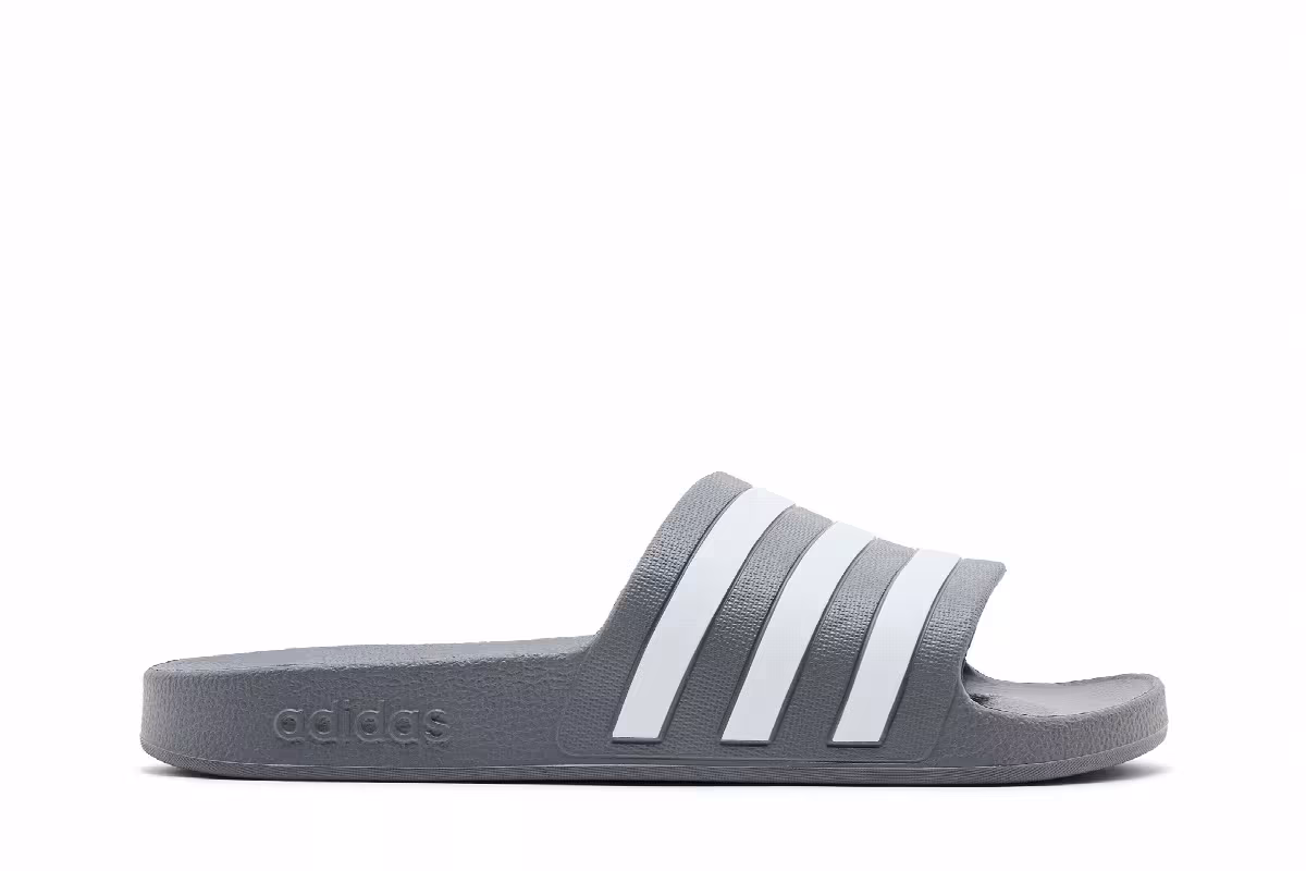 Adidas Adilette Aqua Slides Grey, view 2