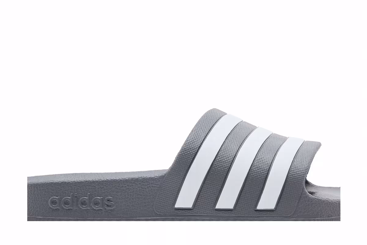 Adidas Adilette Aqua Slides Grey, view 3