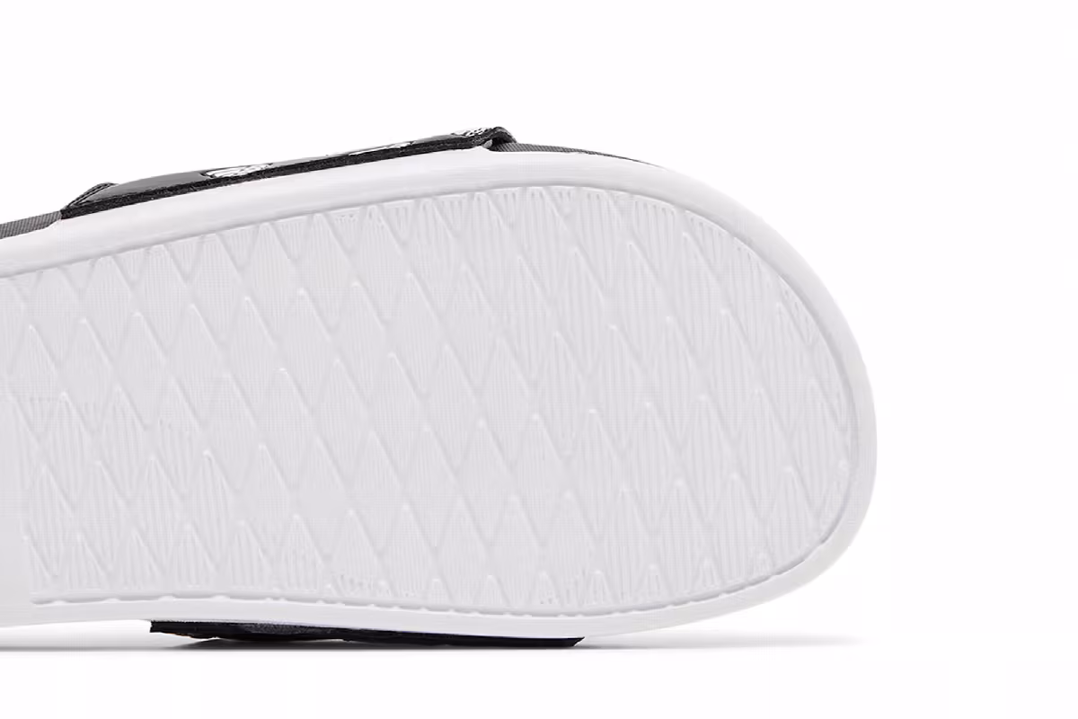 Adidas Adilette Comfort Slide Repeat Logo - Black, view 6