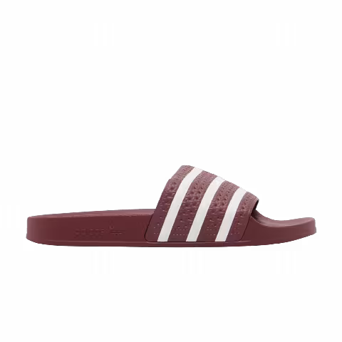 adidas Adilette Slides 'Quiet Crimson'
