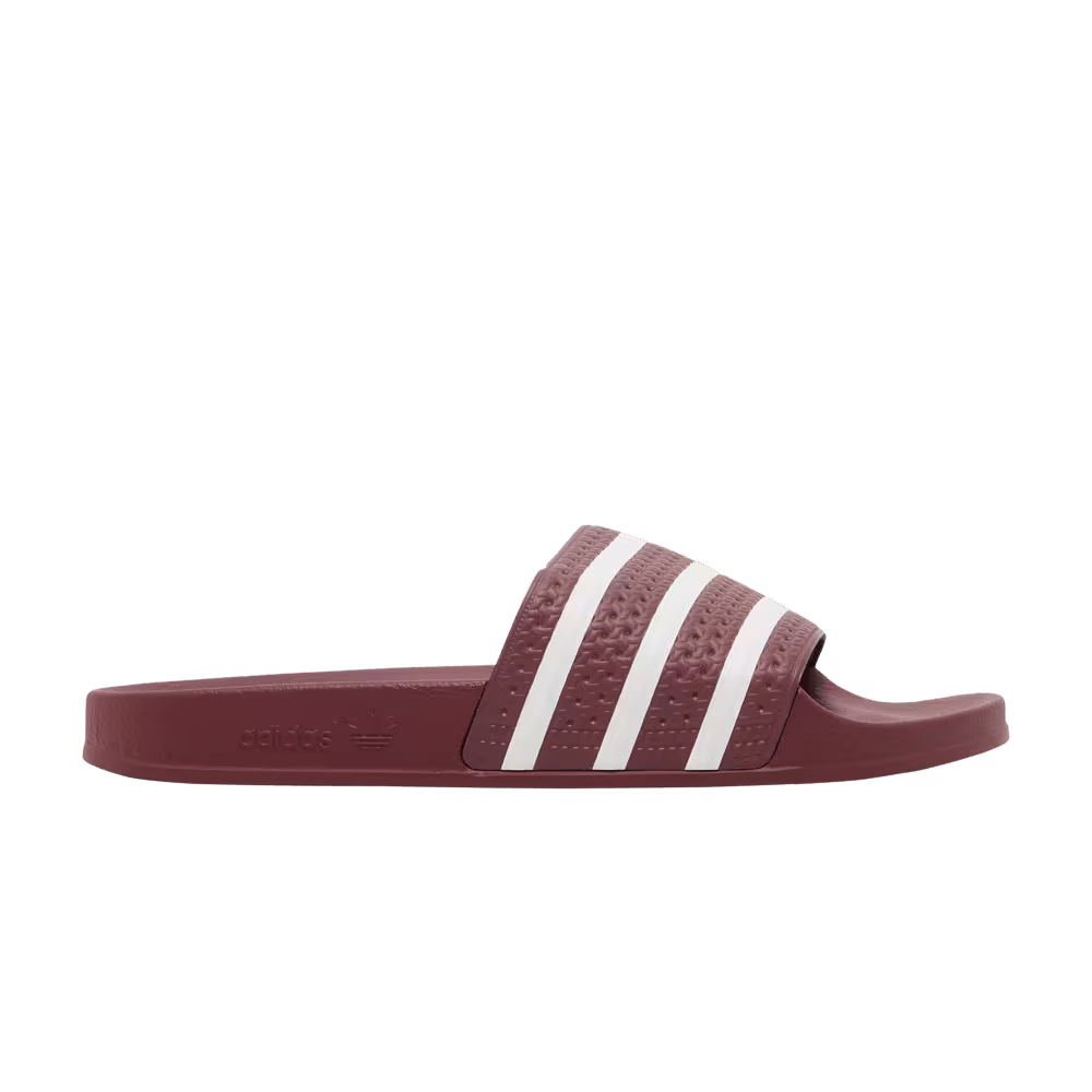 adidas Adilette Slides Quiet Crimson