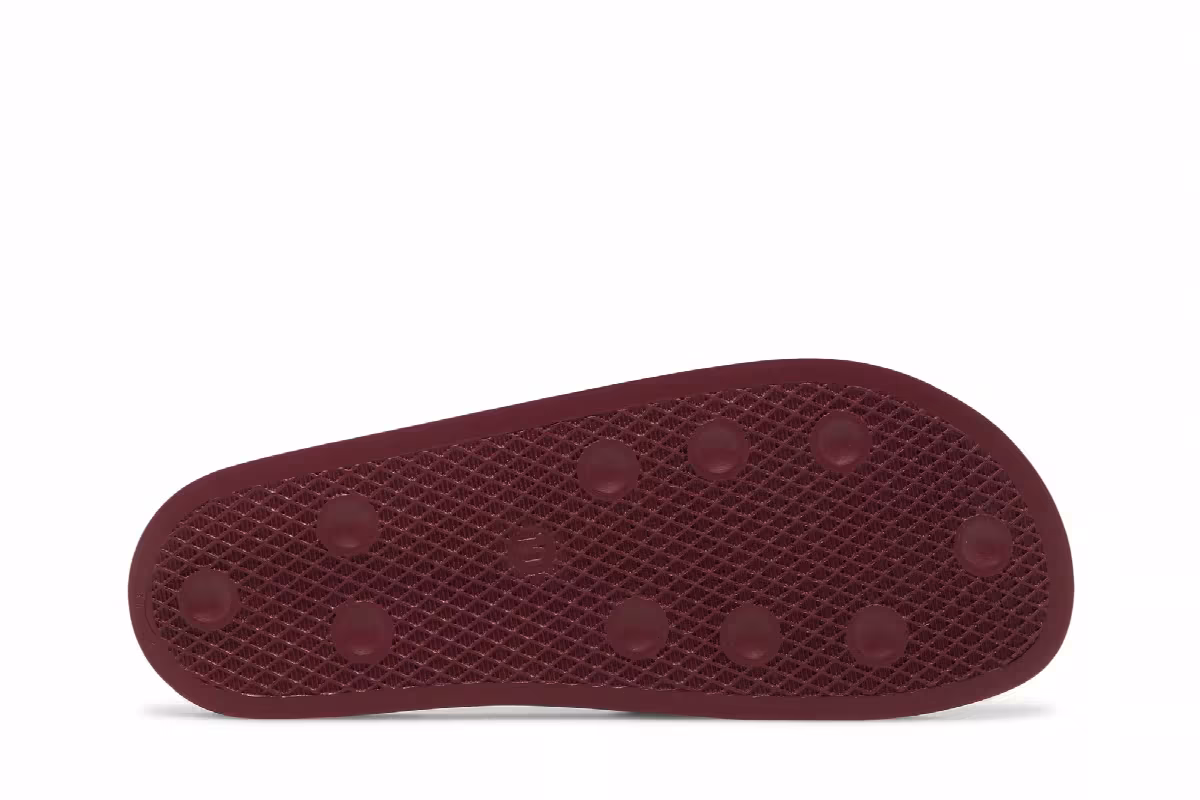 adidas Adilette Slides Quiet Crimson, view 5