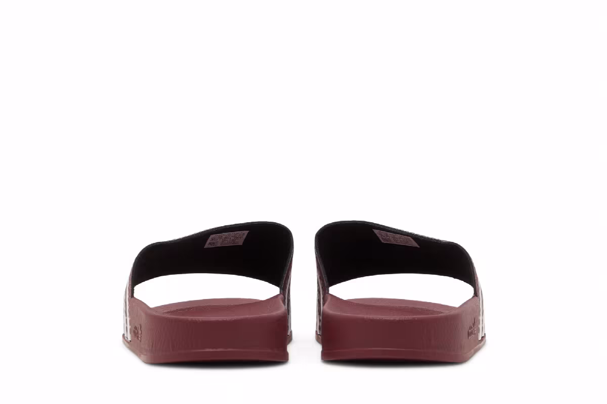 adidas Adilette Slides Quiet Crimson, view 7