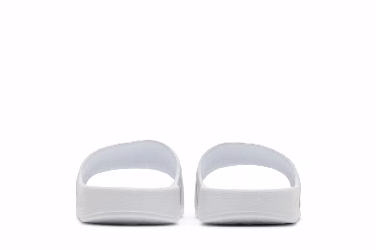 Adidas Adilette Aqua Slides White Platinum Metallic, view 7