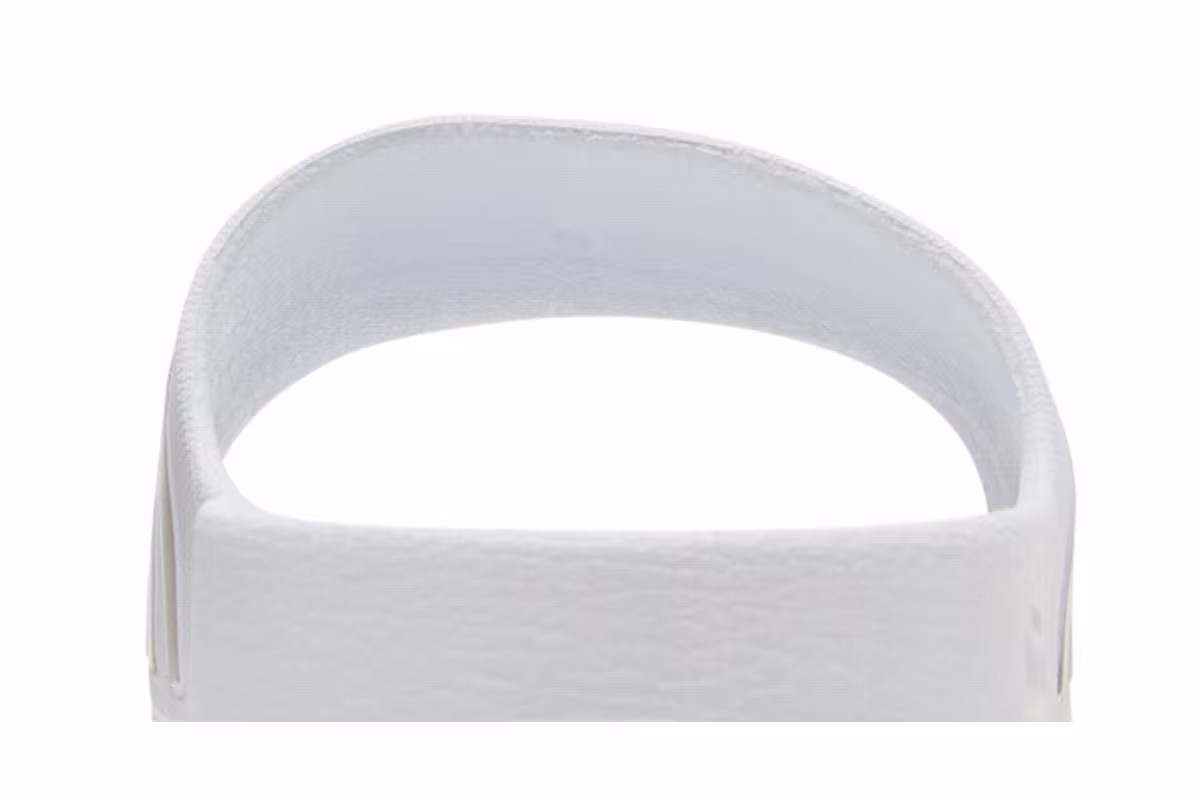 Adidas Adilette Aqua Slides White Platinum Metallic, view 8