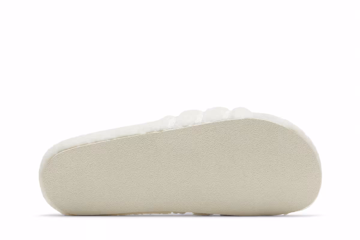 Adidas Adilette Cozy Slide Triple White, view 5