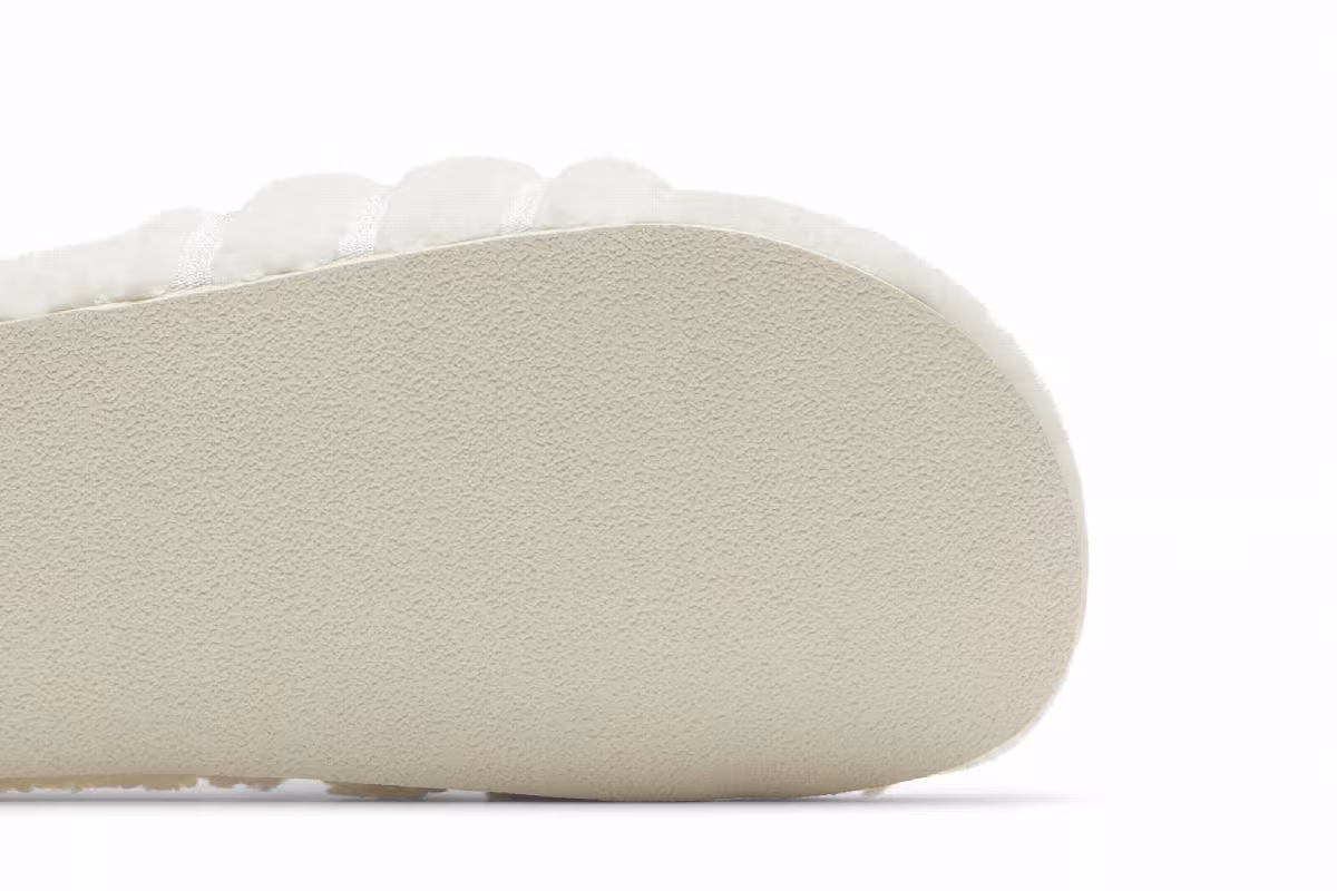 Adidas Adilette Cozy Slide Triple White, view 6