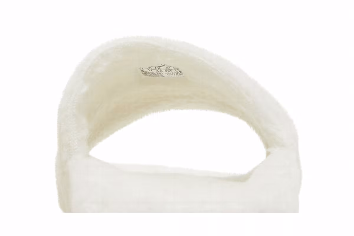 Adidas Adilette Cozy Slide Triple White, view 8