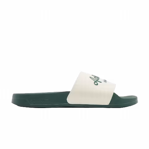 adidas Adilette Slide 'White Collegiate Green'