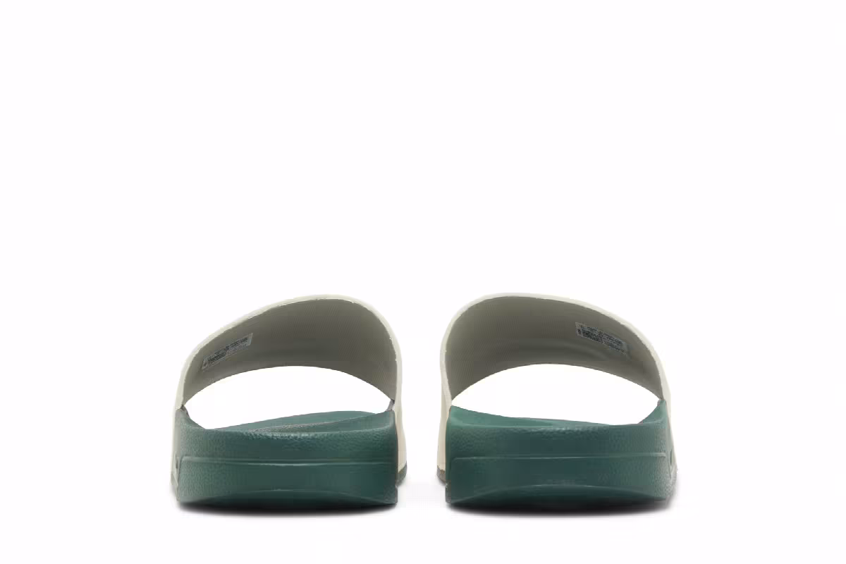 adidas Adilette Slide White Collegiate Green, view 7
