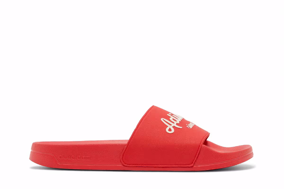 Adidas Adilette Shower Slide Vivid Red, view 2