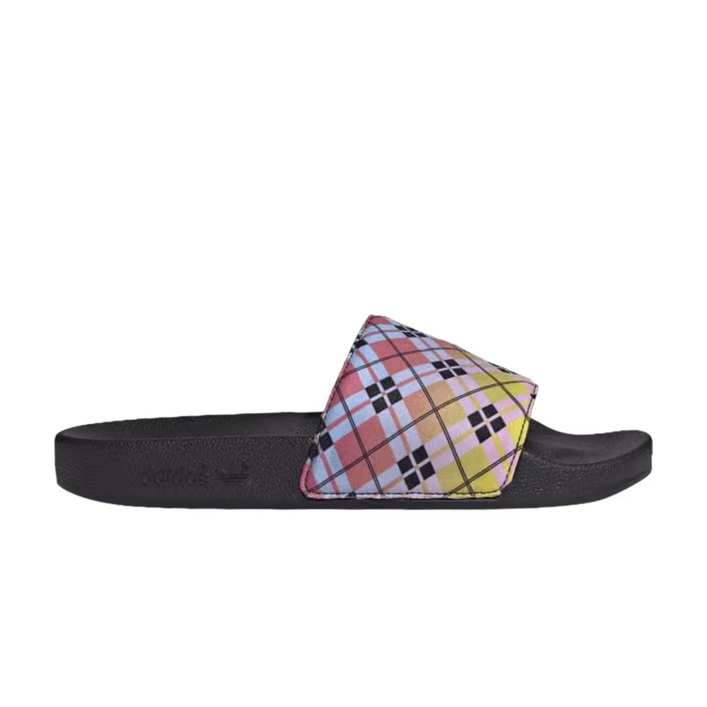 Adidas Adilette Slides Plaid