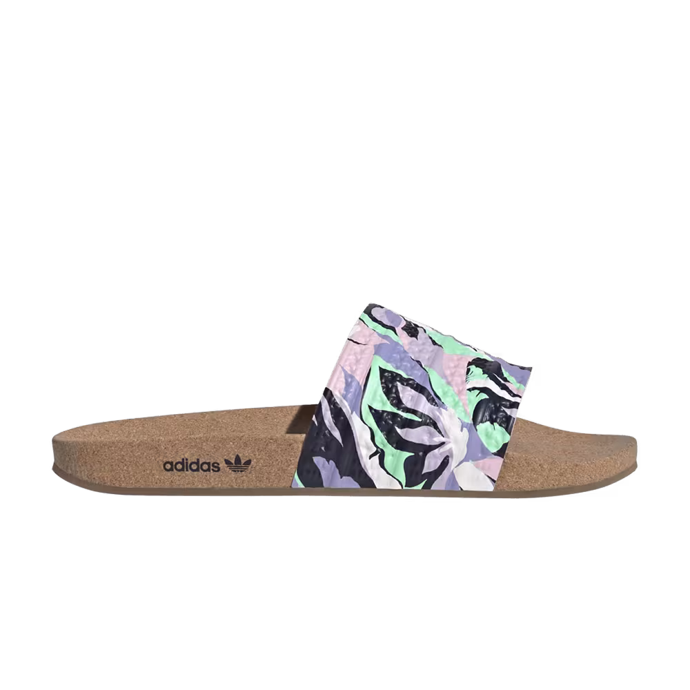 Adidas Adilette Slide Cork - Floral