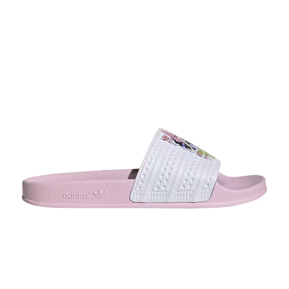 Adidas Adilette Slide You're Here For A Reason - Pink