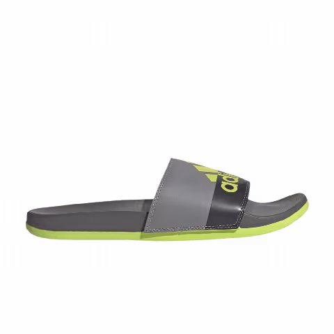 Adidas Adilette Comfort Slide 'Grey Semi Solar Slime'
