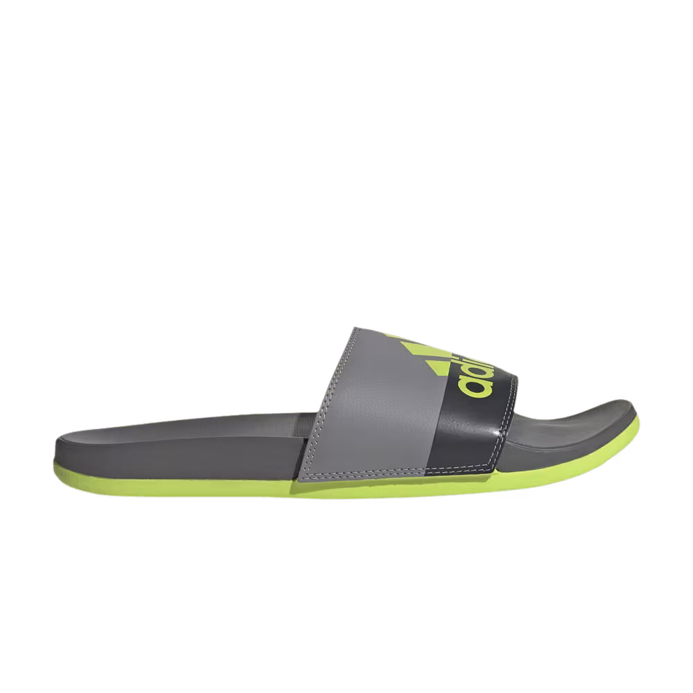 Adidas Adilette Comfort Slide Grey Semi Solar Slime