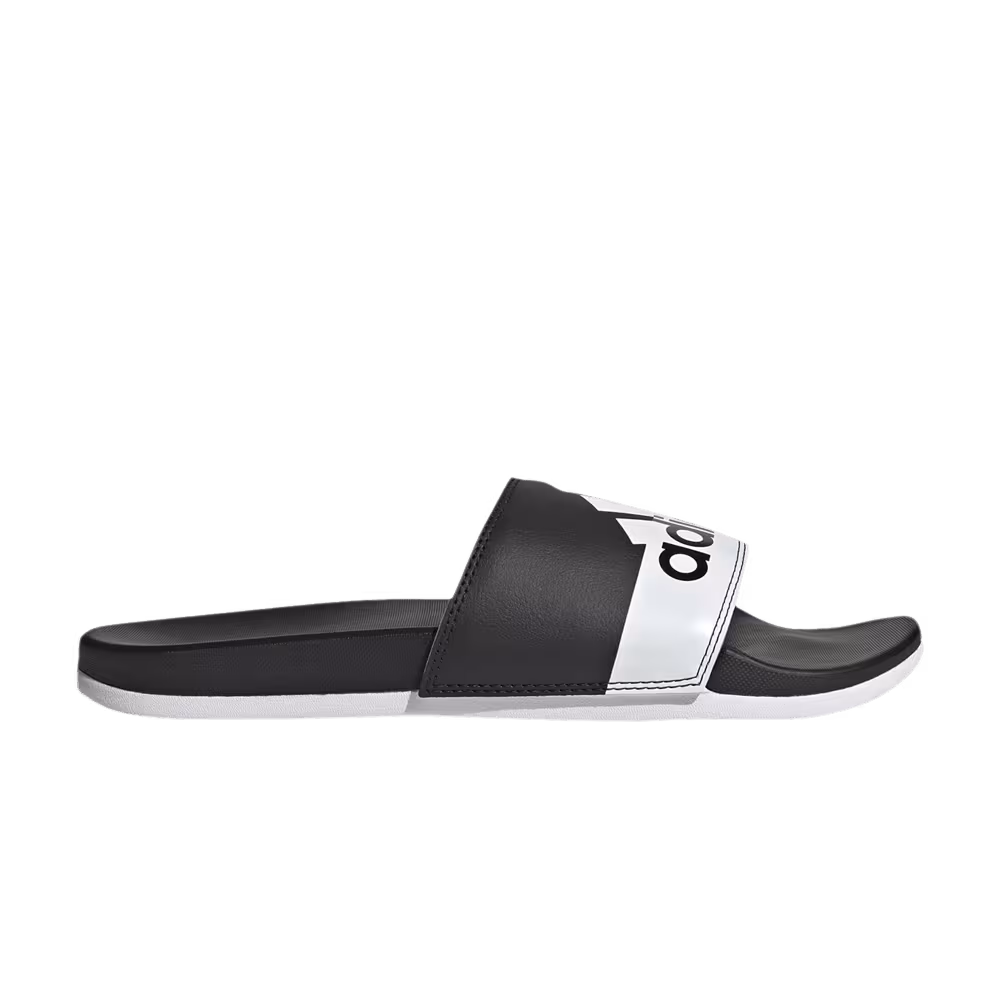 Adidas Adilette Comfort Slide Black White