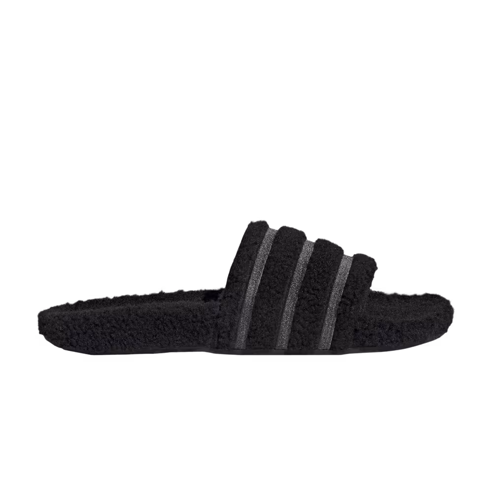 Adidas Adilette Cozy Slide Black Grey