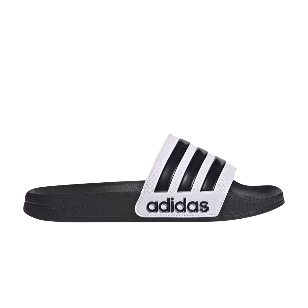 Adidas Adilette Shower Slide White Black