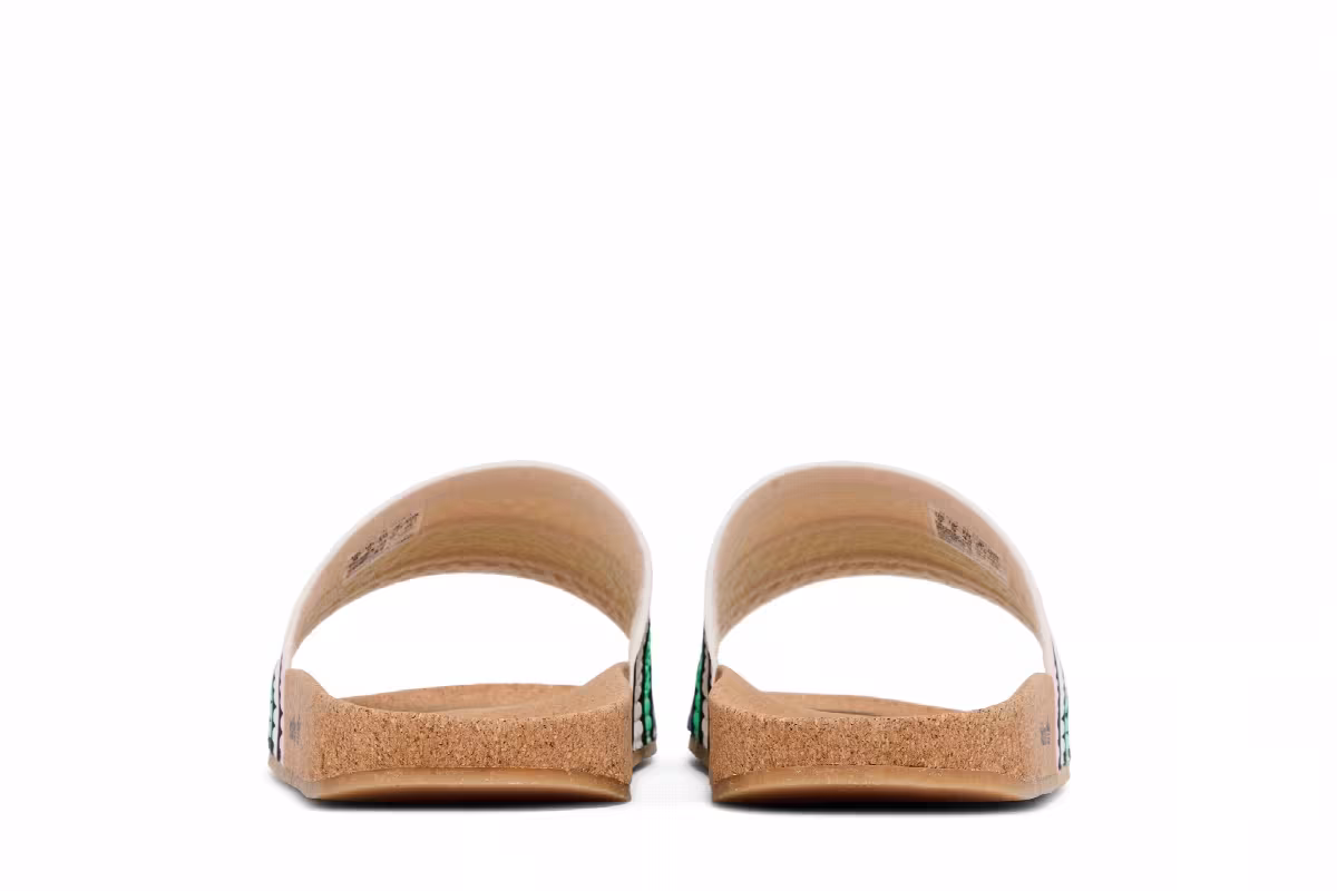 adidas Adilette Slide Cork - Pulse Mint Legend Ink, view 7