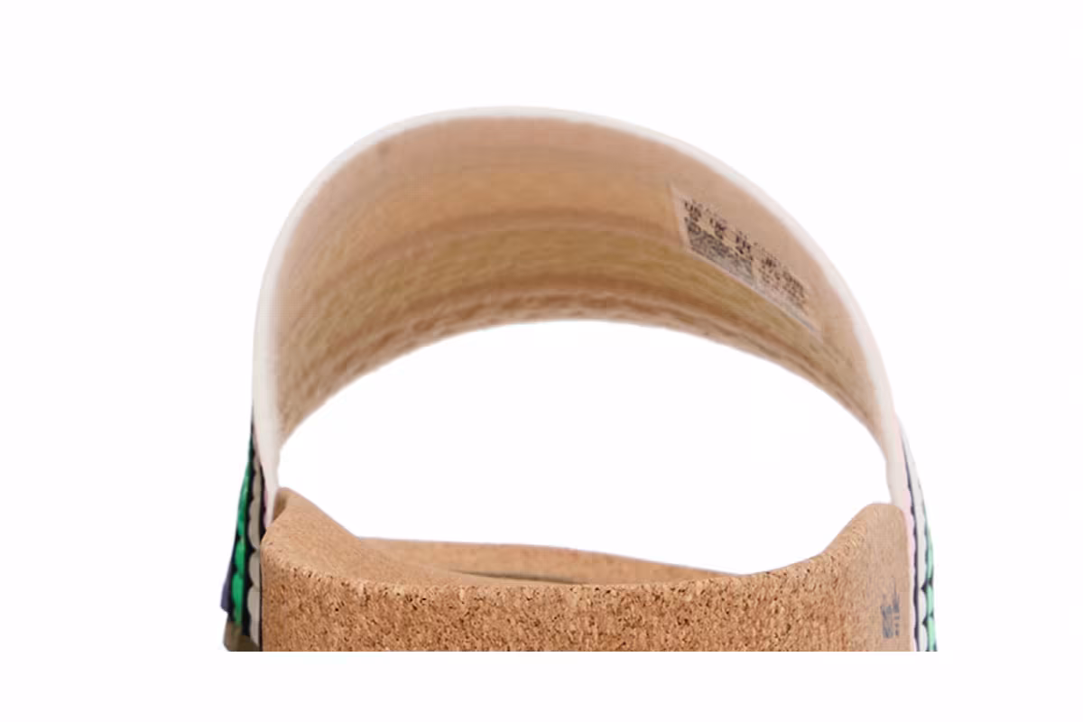 adidas Adilette Slide Cork - Pulse Mint Legend Ink, view 8
