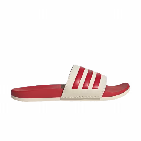 Adidas Adilette Comfort Slide 'Wonder White Vivid Red'