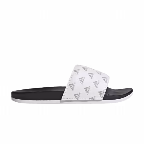 Adidas Adilette Comfort Slide 'Repeat Logo - White'