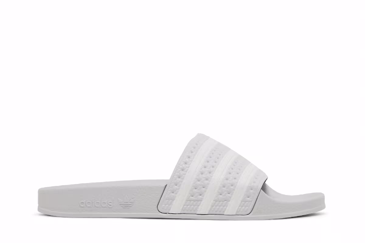 adidas Women's Adilette Slides Blue Tint, view 2