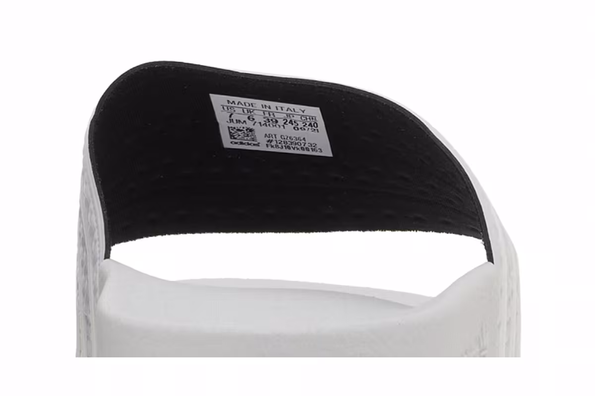 adidas Women's Adilette Slides Blue Tint, view 8