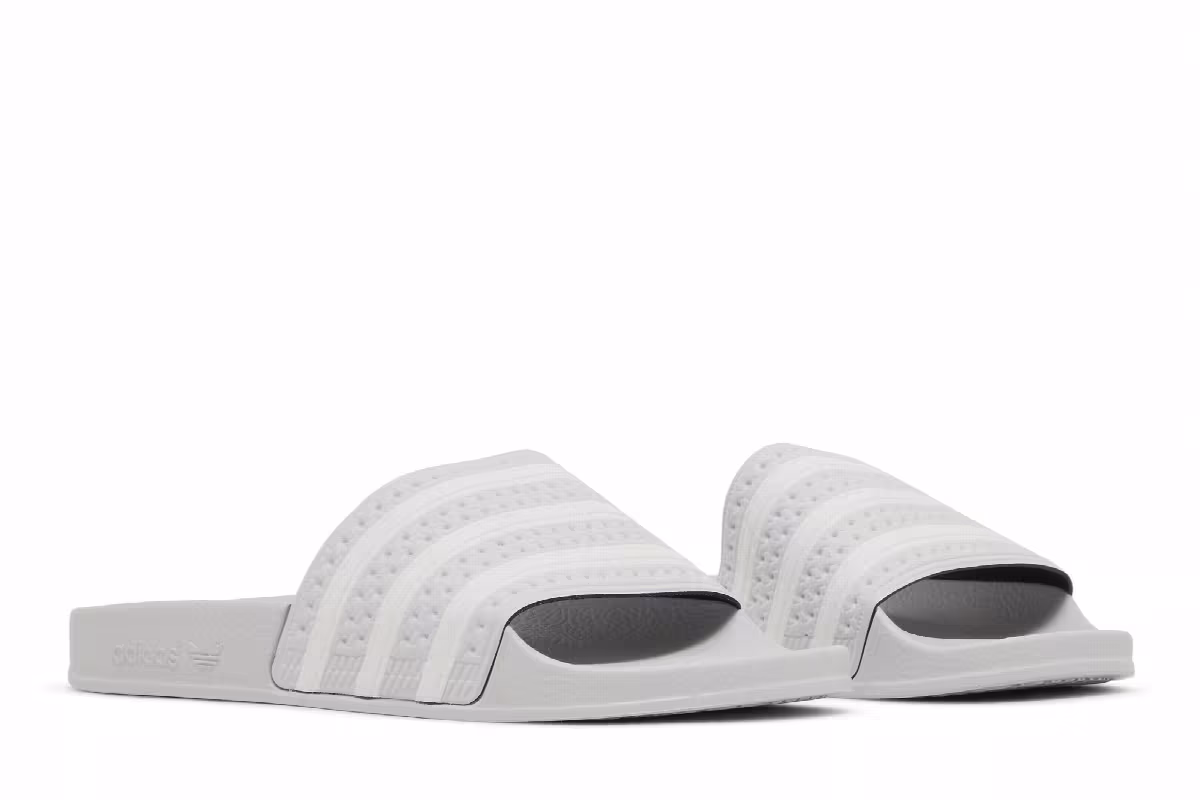 adidas Women's Adilette Slides Blue Tint, view 9