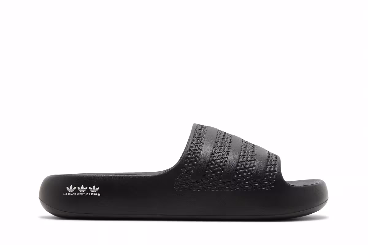 Adidas Women's Adilette Ayoon Slide Core Black, view 2