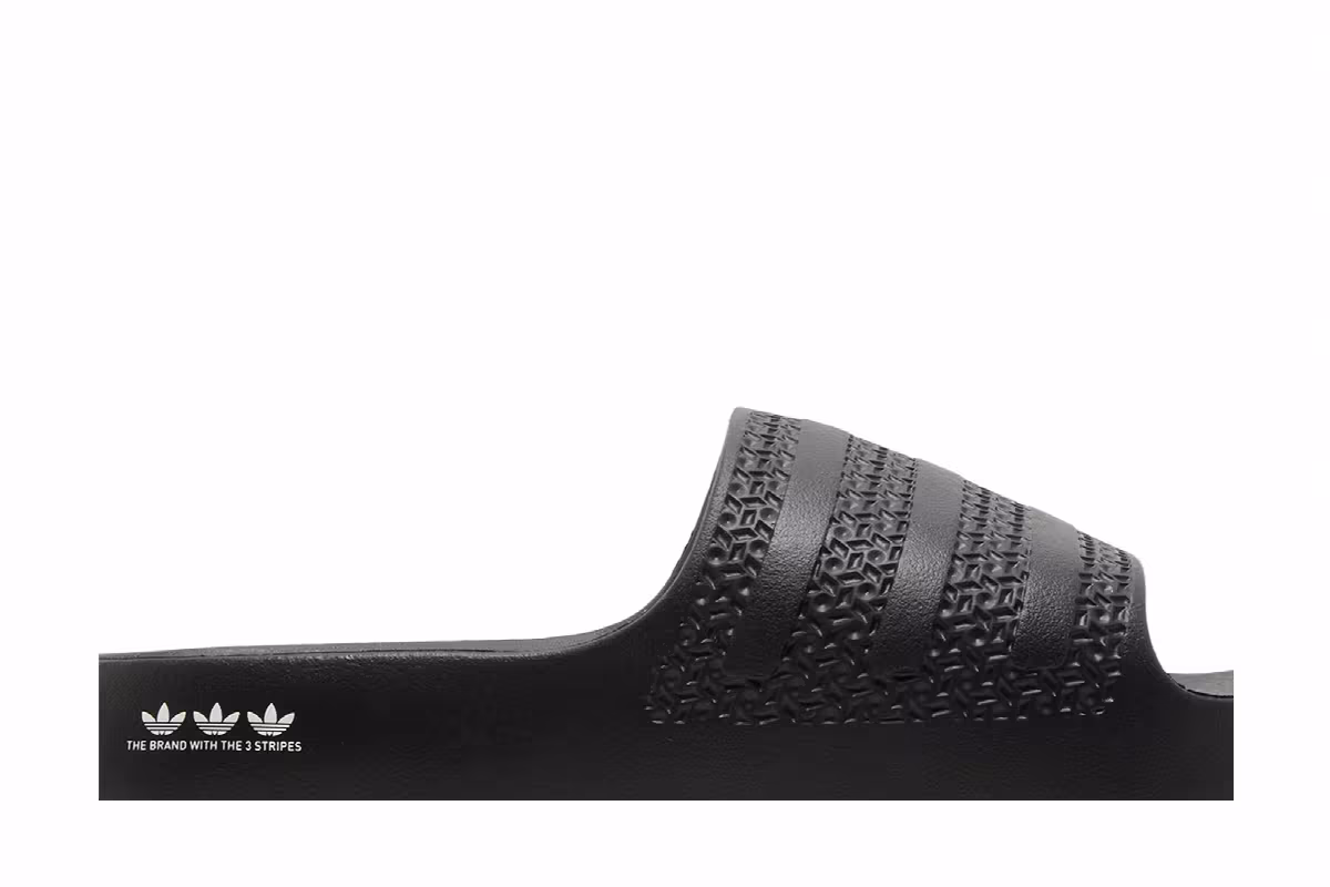 Adidas Women's Adilette Ayoon Slide Core Black, view 3
